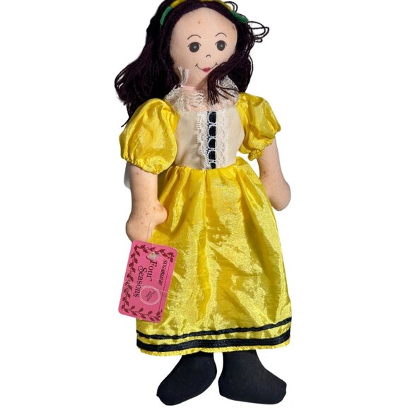 Vintage Sugarloaf Four Seasons Girl Doll Yellow Dress 1991 Collector Series 90s - Picture 1 of 6